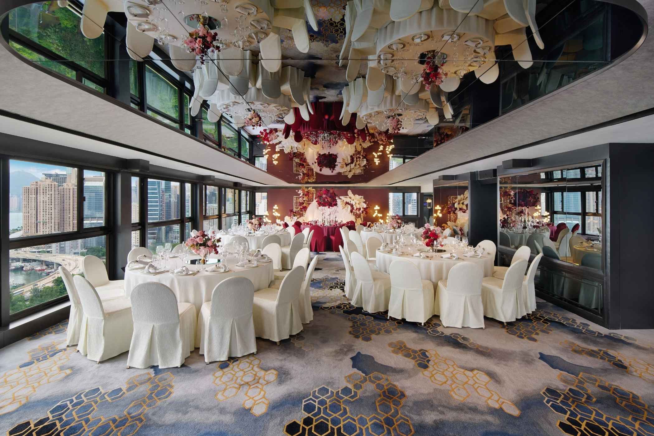 The Park Lane Hong Kong Wedding at the Canvas Room - Chinese Wedding Setting